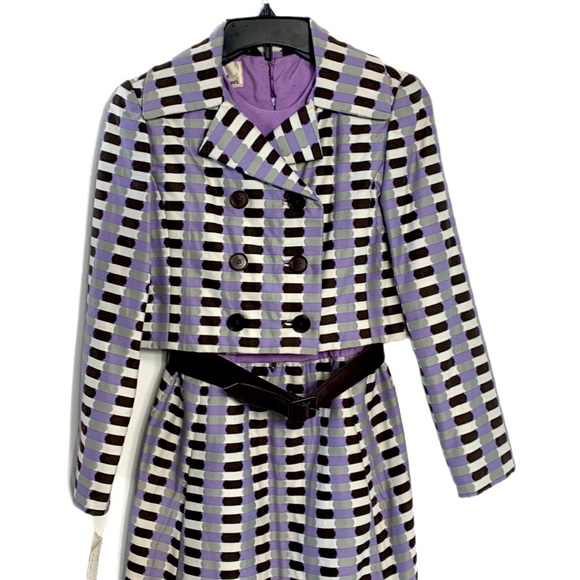 RARE VINTAGE 60’s Joan Leslie by Kasper Dress and Jacket to Match size 6 - Picture 3 of 15